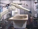 机器人喷涂浴缸等建材